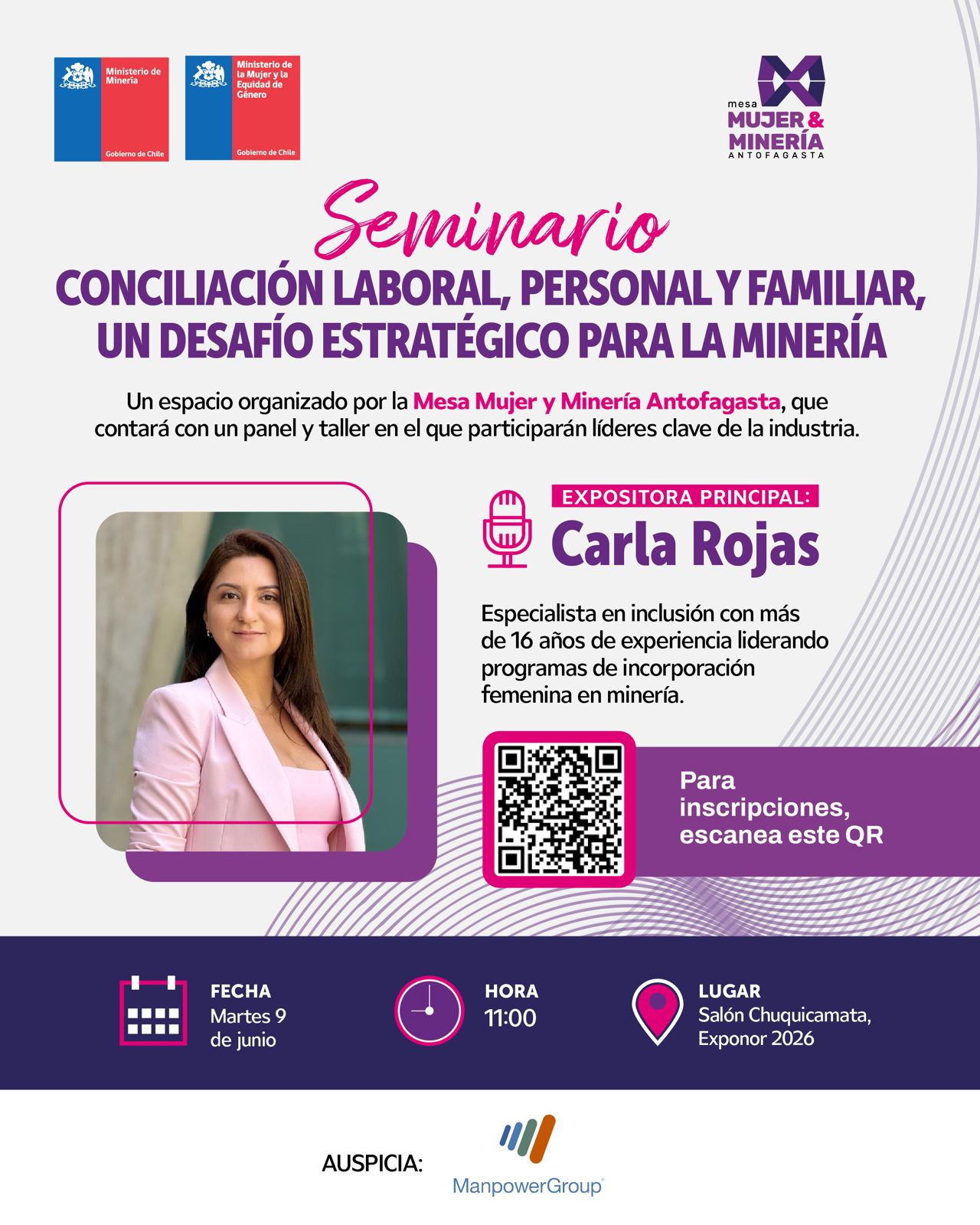 Conciliación laboral, personal y familiar, un desafío estratégico para la minería